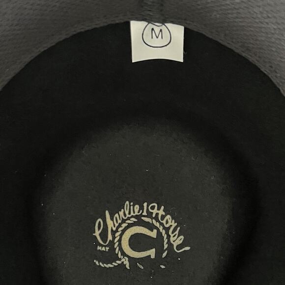 Charlie 1 Horse Highway Wool Black Felt Western Fashion Hat - Picture 10 of 10